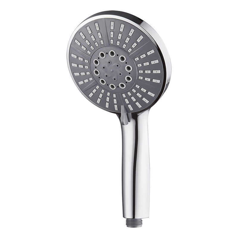 5 Functions 120mm Face Bathroom Abs Plastic Rainful Adjustable Rainfall Hand Shower Head