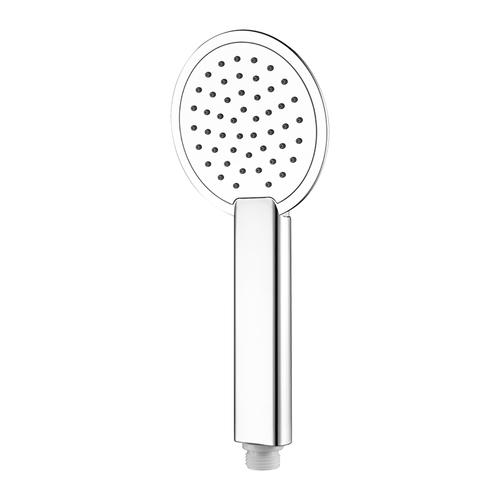 Traditional Portable Round 1 Function Water Saving Polished Chrome ABS Plastic Hand Shower
