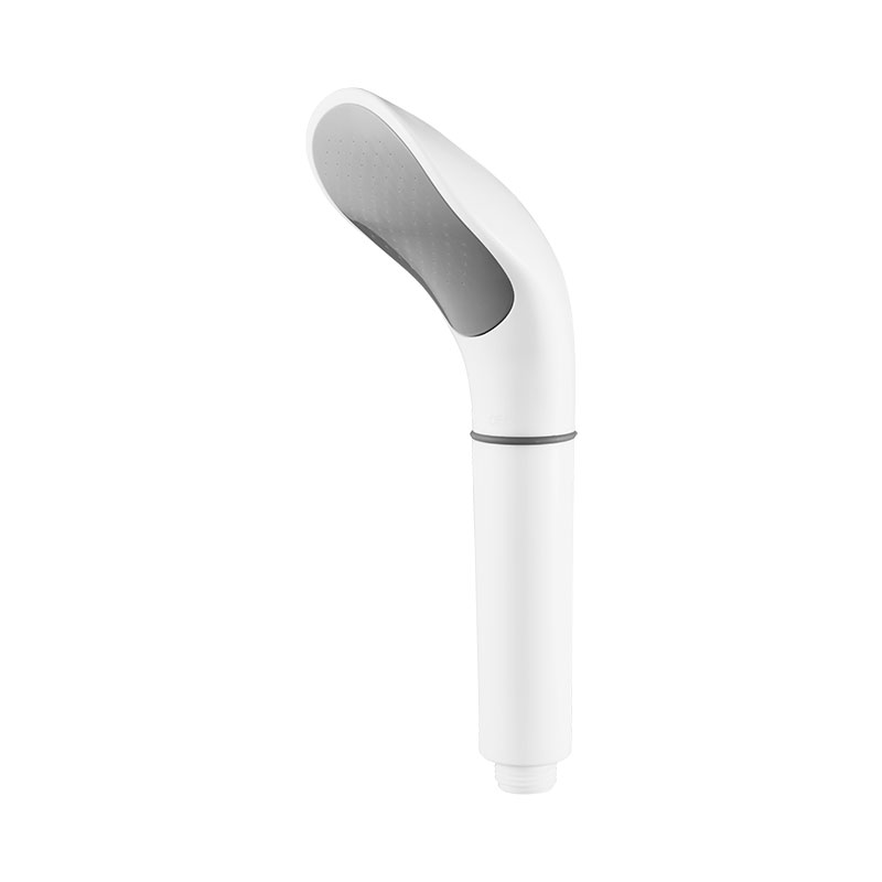 Universal Water Saving Plastic White Handle Massage Filtered Baby Bath Shower Head With PP Cotton