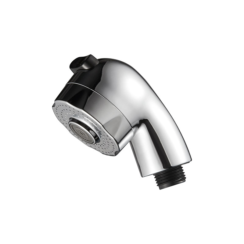 Kitchen ABS Plastic Chrome Water Saving 2 Function Pull Out Faucet Shower Head