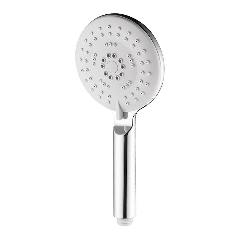 Adjustable 5 Modes Rain Chromed ABS Plastic Hand Shower Head For Bathroom