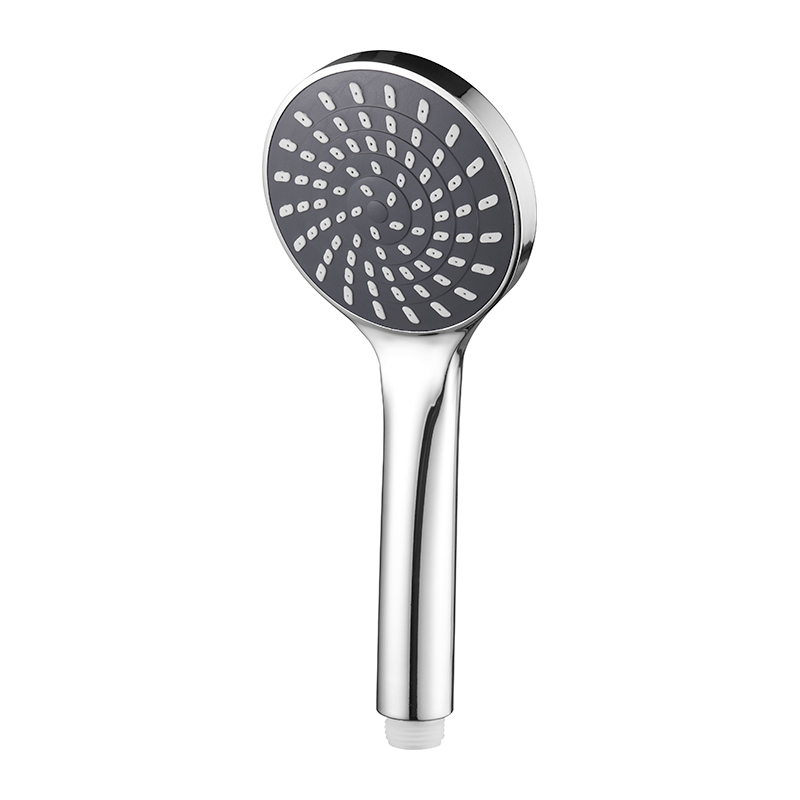 Black Spray Surface ABS Plastic Water Jet Bathroom Rainfall Hand Shower Head