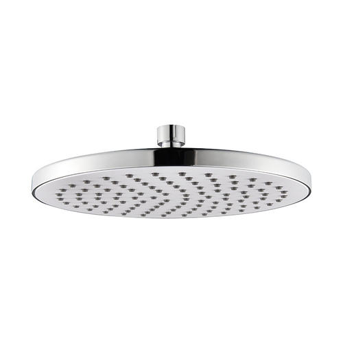Bathroom Ceiling Mounted Round POM Material Chromed Plating Overhead Shower Head
