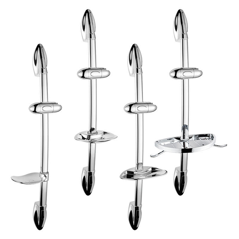 Bathroom Accessories Wall Mount Handheld Shower Slide Bar Stainless Steel Shower Rail