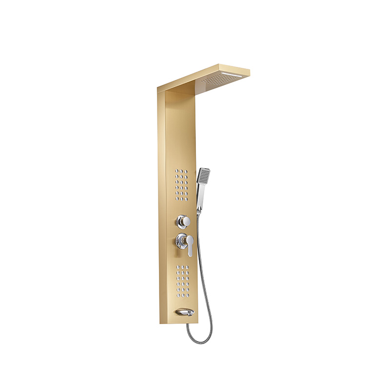 XY-SP1111 Titanium Hairline Finish shower panel